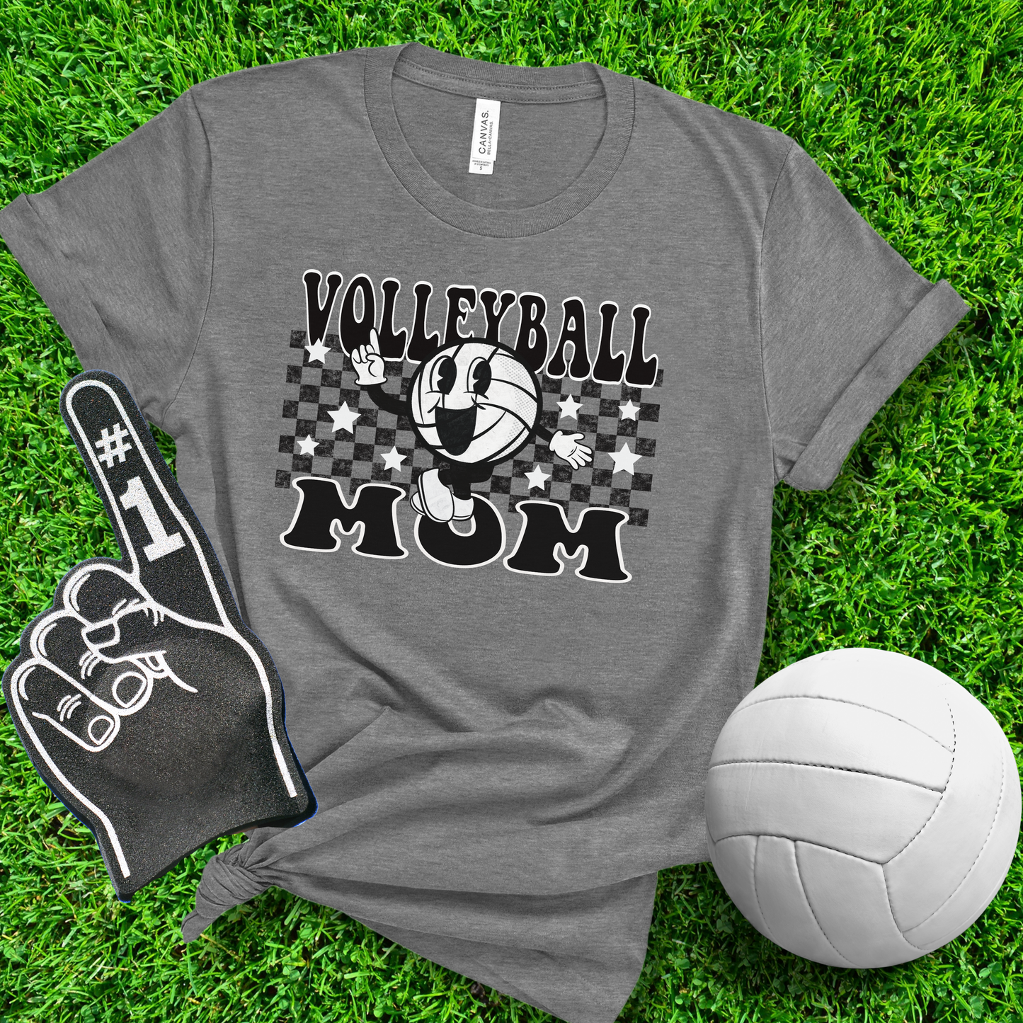 Volleyball Mom Character Tee