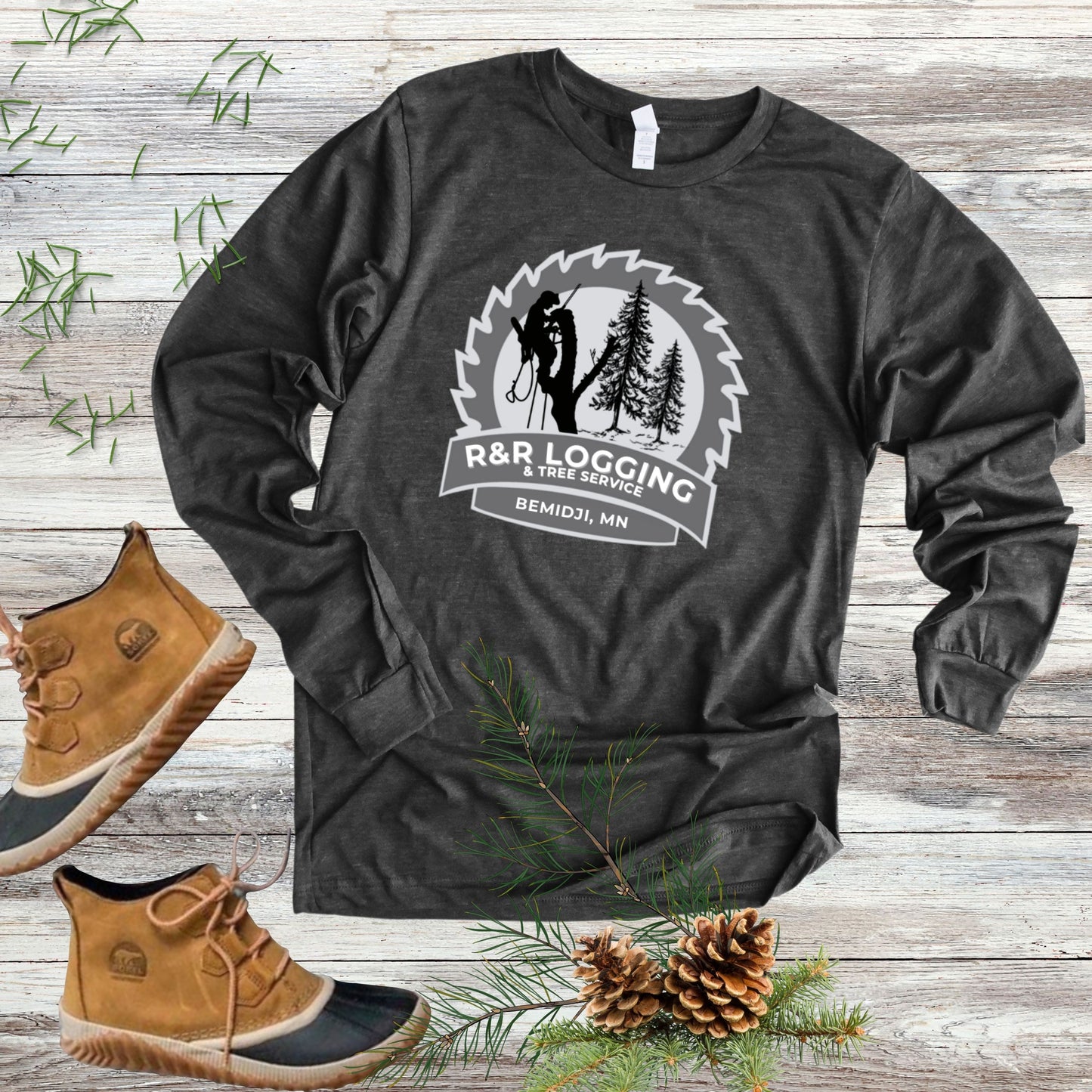 R & R Logging & Tree Service Long Sleeve