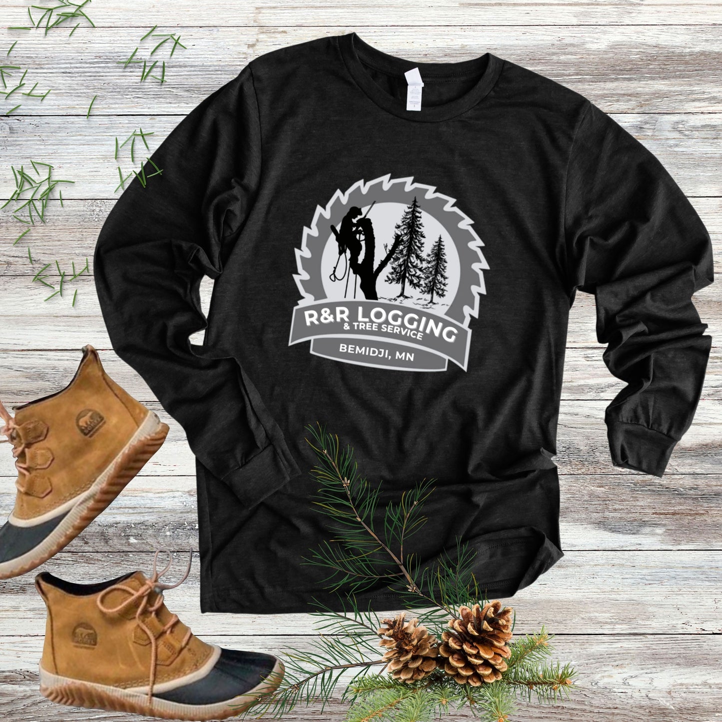 R & R Logging & Tree Service Long Sleeve